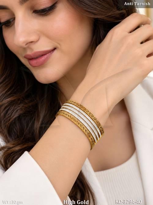 Beautiful Anti Tarnish High Gold Polish Kada