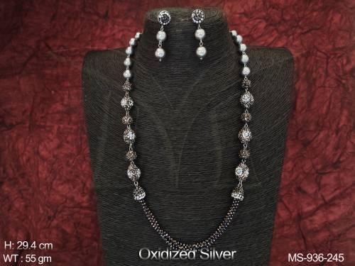 Designer Fancy Style Beautiful Western Beaded Party wear Long Mala Set