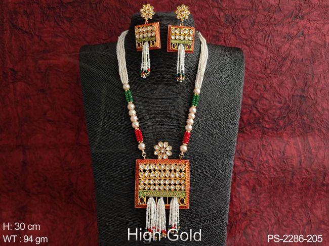 Square Style Designer Long Pendant