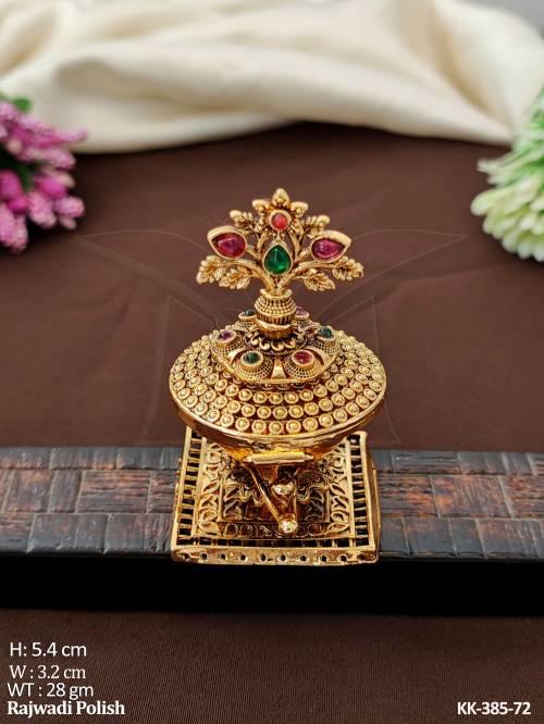 Antique Design   Rajwadi Polish Fancy Style Sindoor Box  
