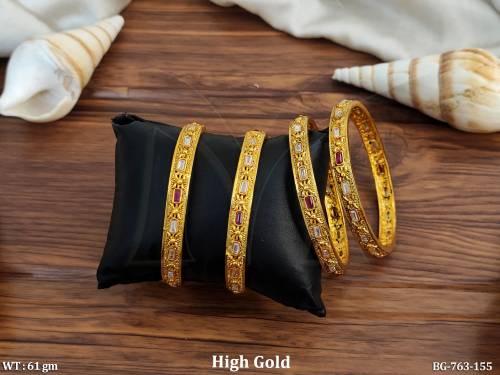 brick stone antique bangles