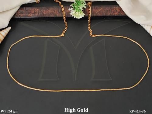 High Gold Lightweight Waist Belt Chain