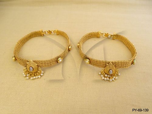 zig-zag exclusive antique payal