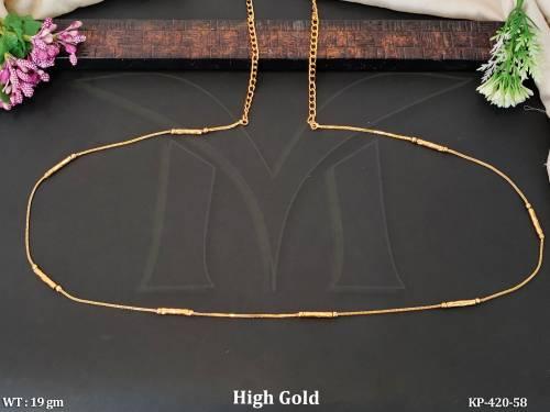 High Gold Simple Designer Kamar Patta