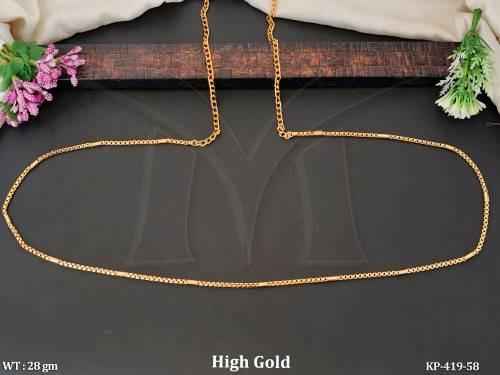 Design High Gold Polish Fancy Style Hip Belt