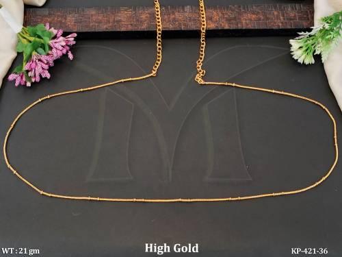 High Gold Simple Waist Chain for Women